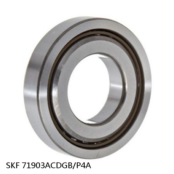 71903ACDGB/P4A SKF Super Precision,Super Precision Bearings,Super Precision Angular Contact,71900 Series,25 Degree Contact Angle